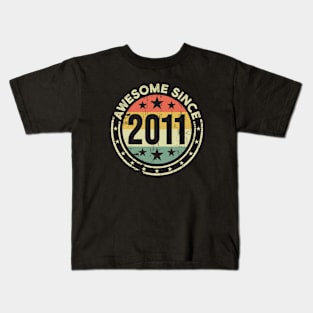 Awesome Since 2011 - 12th birthday Kids T-Shirt